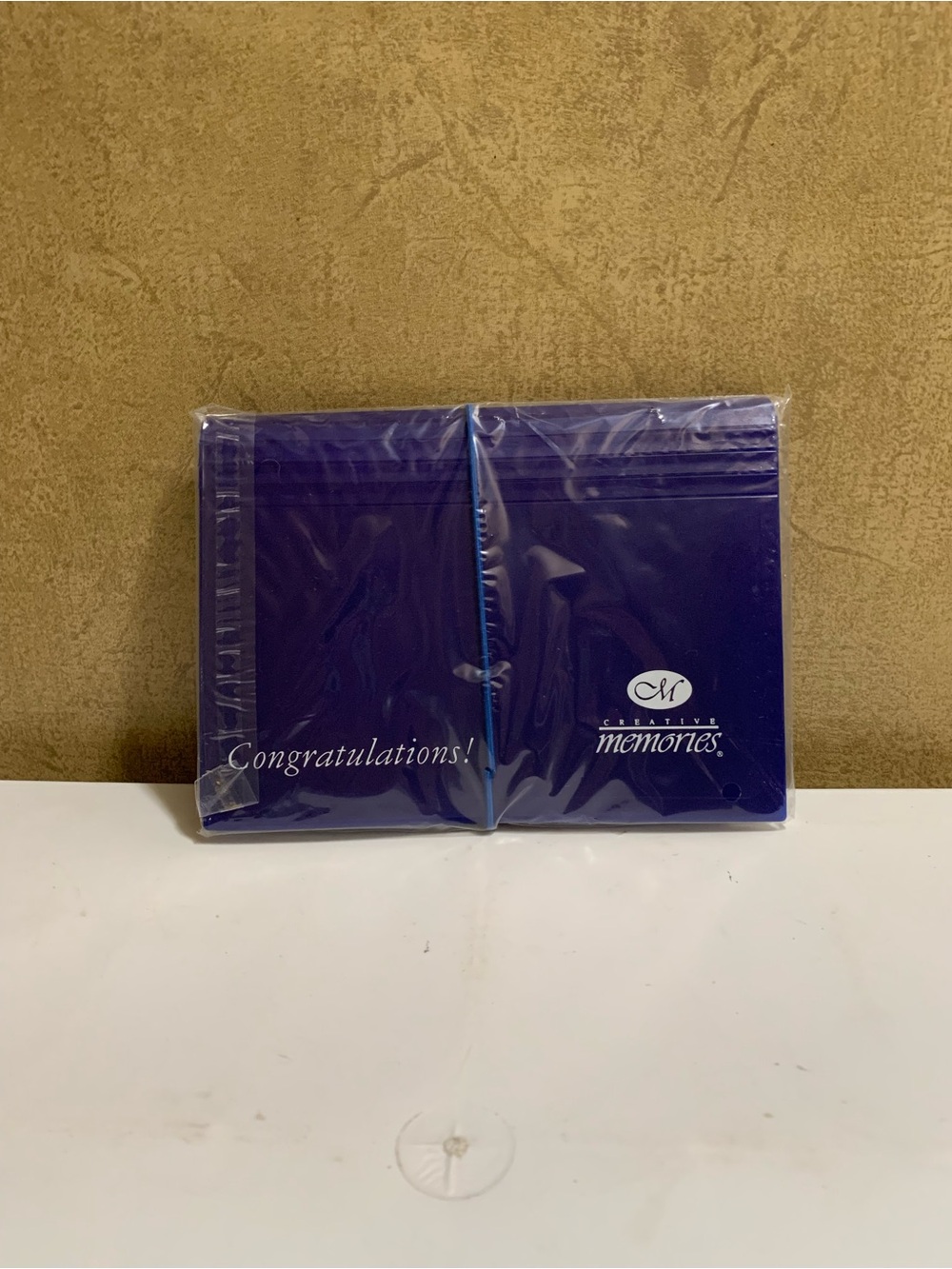 CREATIVE MEMORIES Accordion Photo File Blue NEW in Pkg